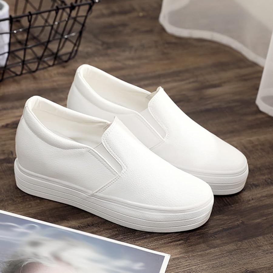 ホワイト スリッポン ローファー Amazon | スリッポン 厚底 軽量 レディース スニーカー 厚底スニーカー